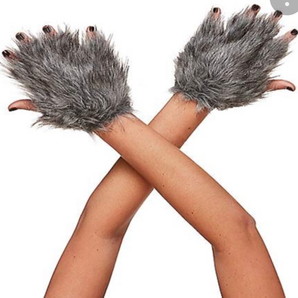 Spirit Faux Fur Fingerless Mittens (NIP) - Picture 1 of 3